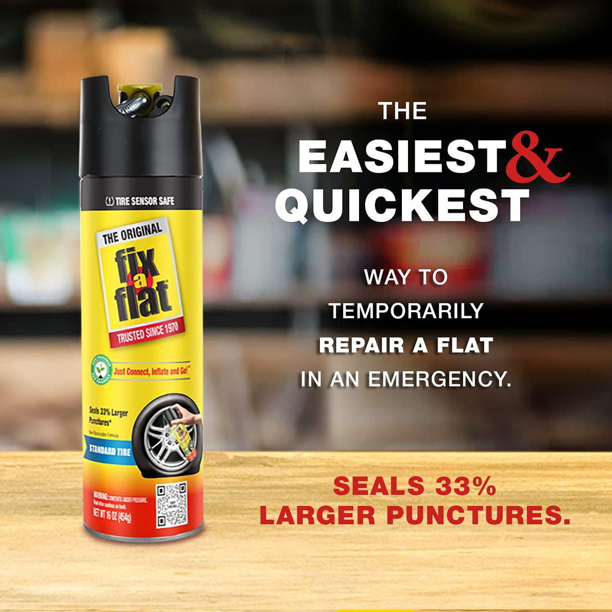16 oz. Aerosol Tire Repair and Inflator, Pack of 6 C97747