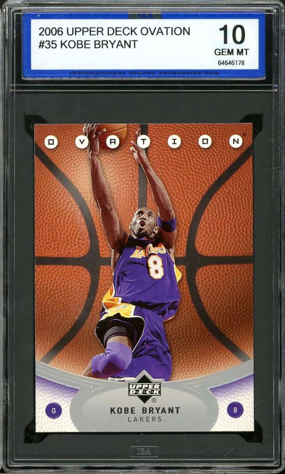 Kobe Bryant Card ISA 10 GEM MINT W135
