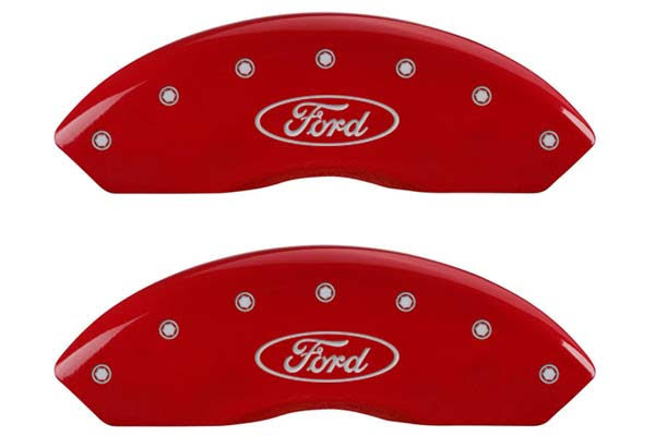 Red Ford Caliper Covers L9566
