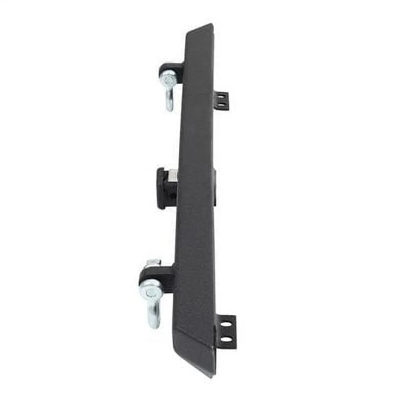 Textured Black Rear Bumper with Hitch and D-Ring Mounts Q19856