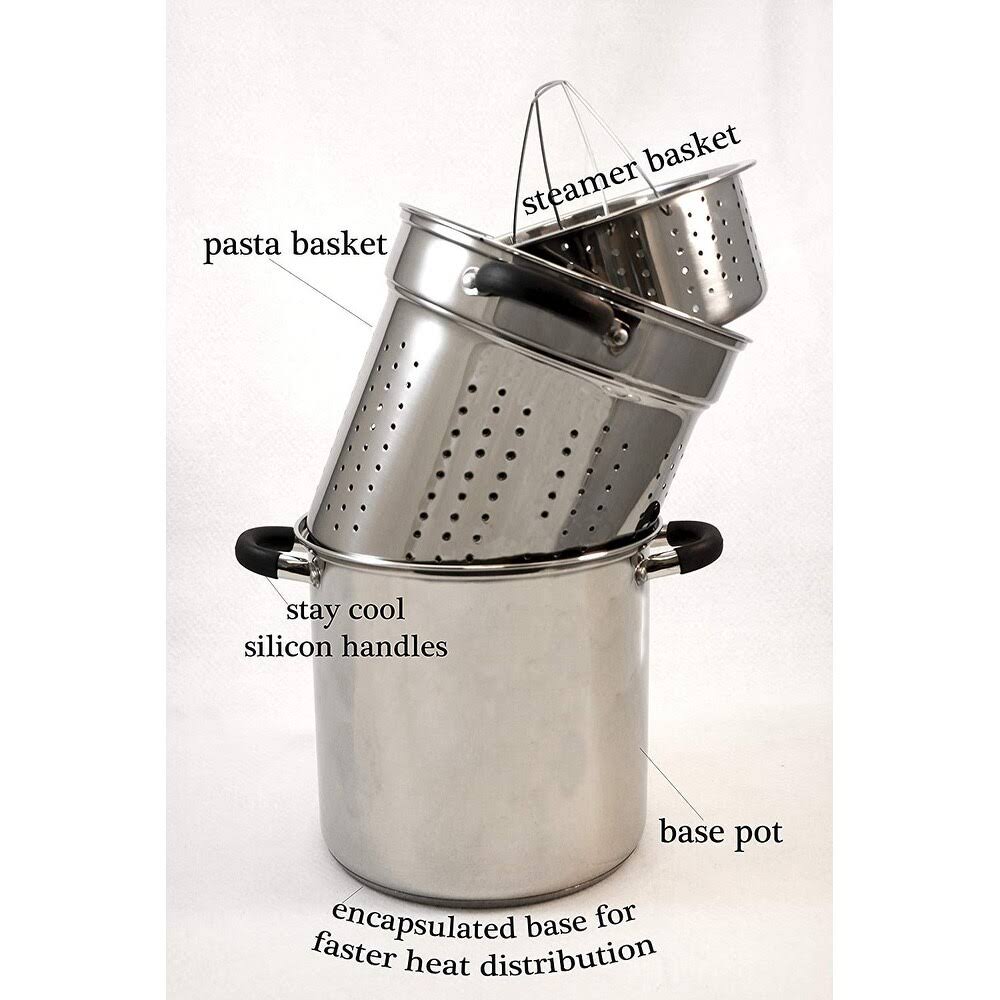 12 qt Stainless Steel Pasta Cooker X8383