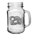 Pewter Accent Mason Jar Mug S937822
