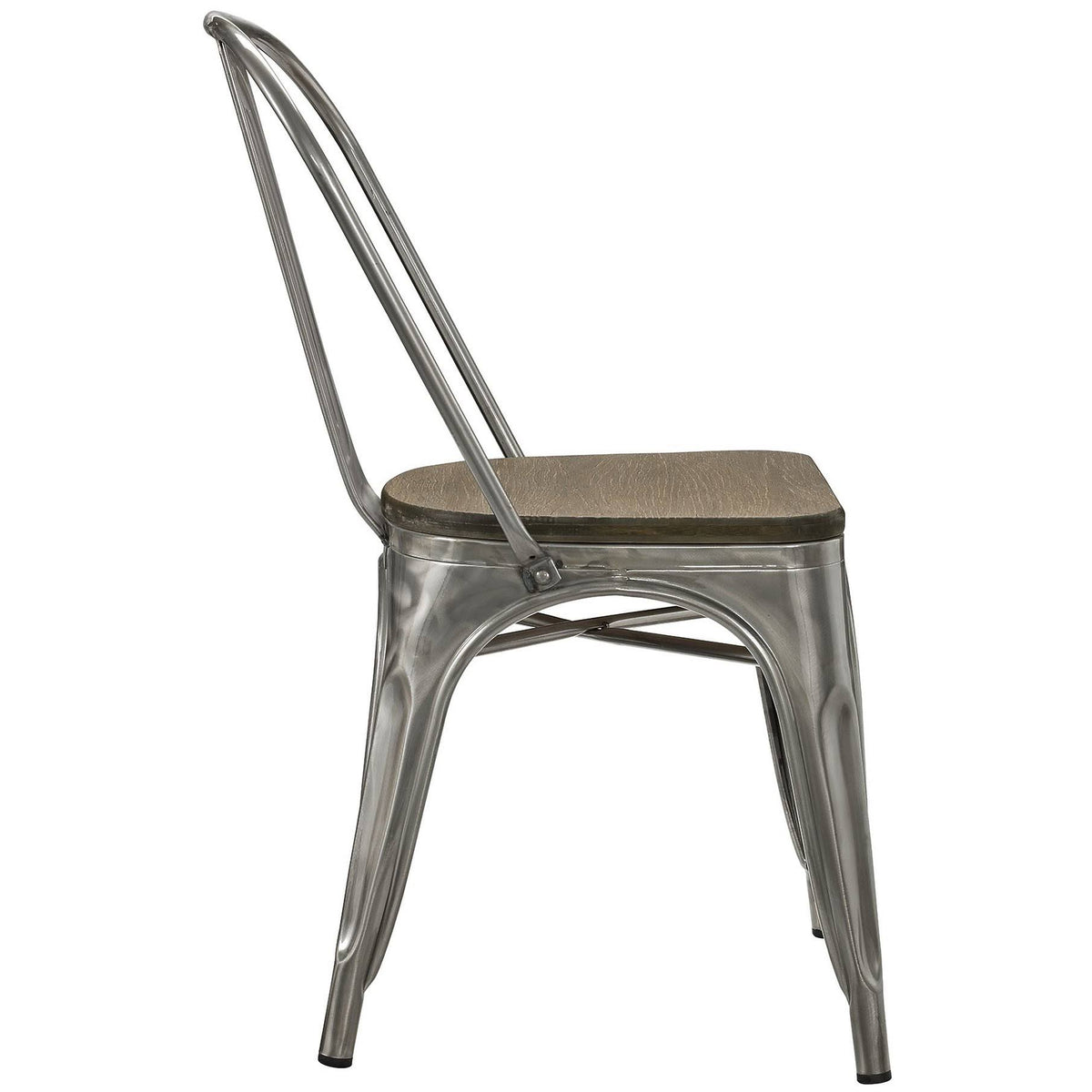 Grey Bamboo Side Chair A71179