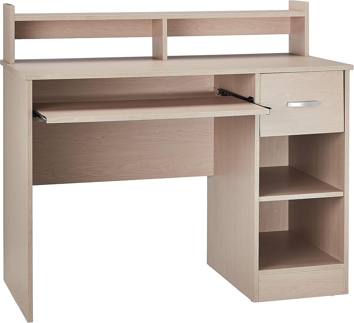 White Computer Desk with Keyboard Tray K67177