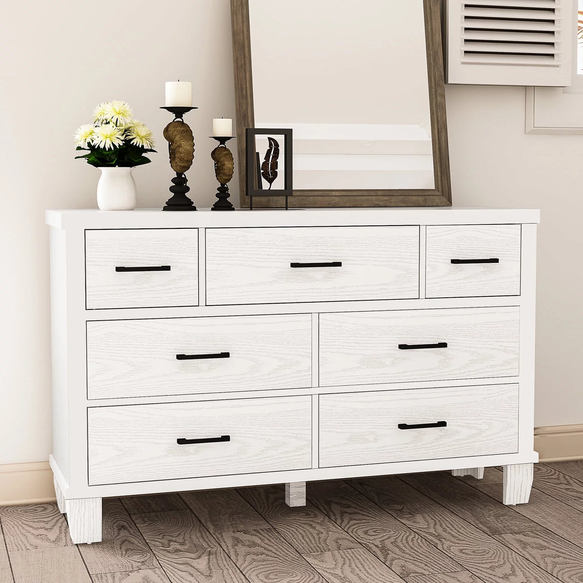 Grey 5 Drawer Dresser L95728