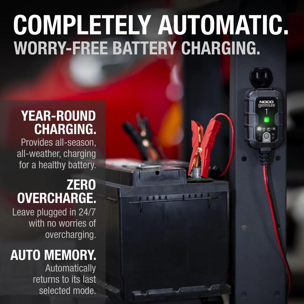 6V/12V 1A Smart Battery Charger and Maintainer I18932
