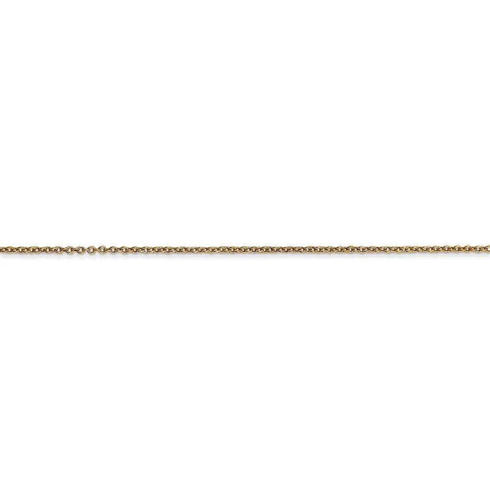 14kt Yellow Gold 20 inch Cable Chain Y6243