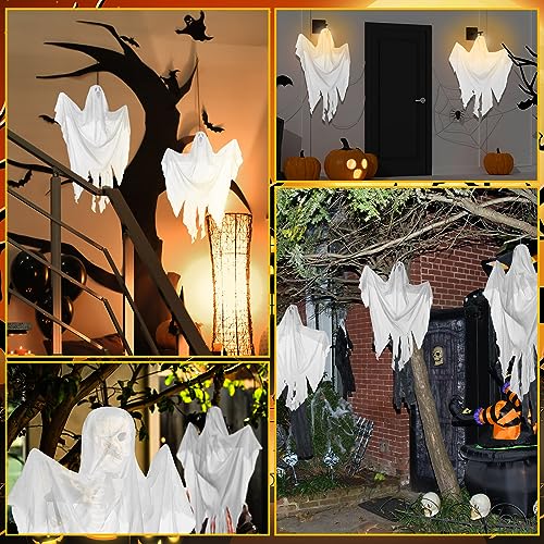 12 Pcs Halloween Hanging Ghost Decoration 27.5 Inch J214