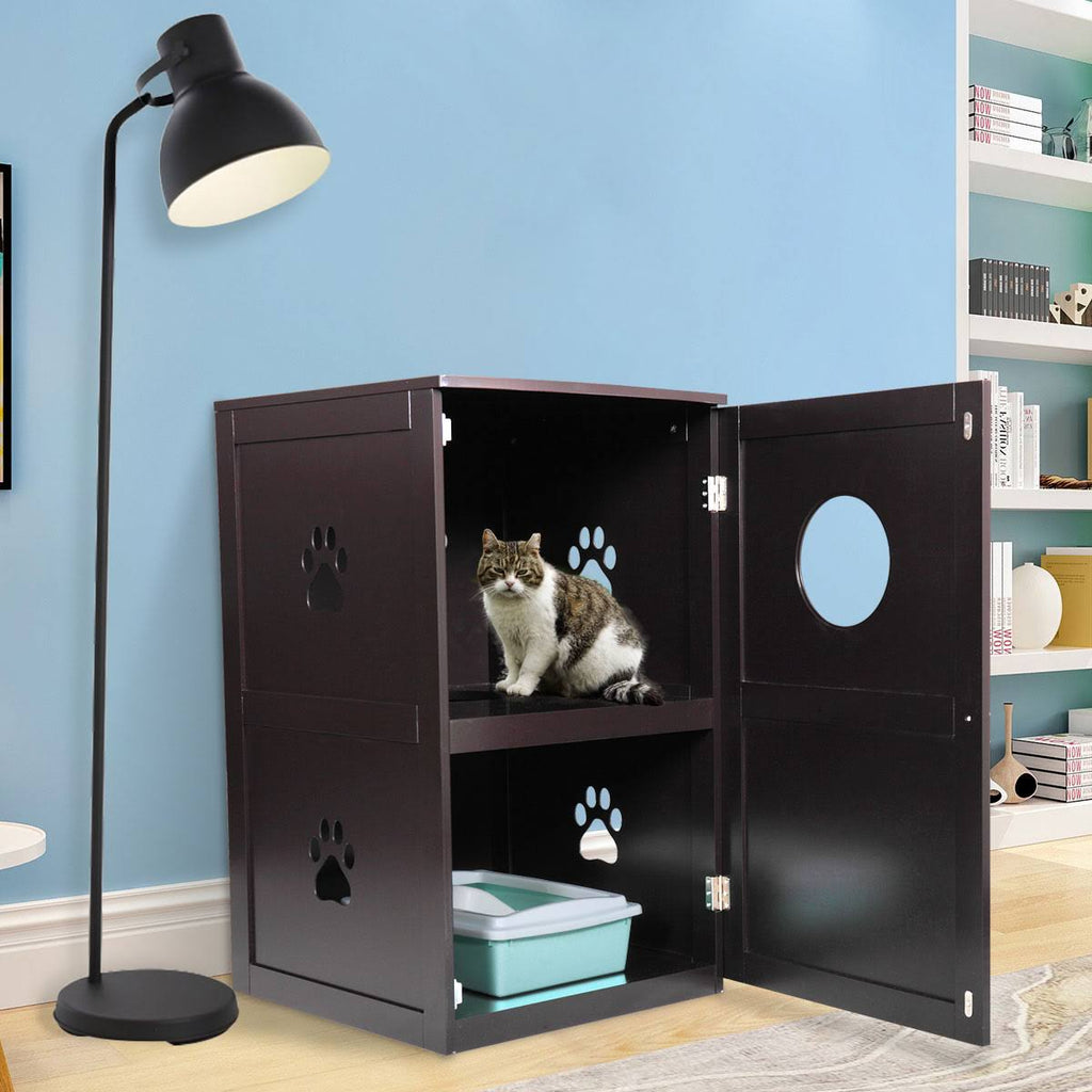 Stackable Double Cat Litter Box N979733