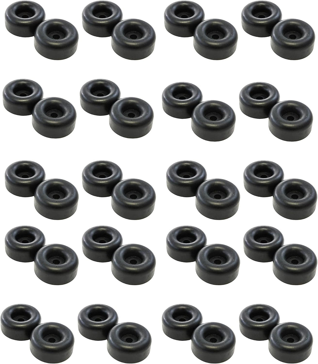 8 Rubber Bumpers 2.5 Inches Round Replacement Cargo Stop G491