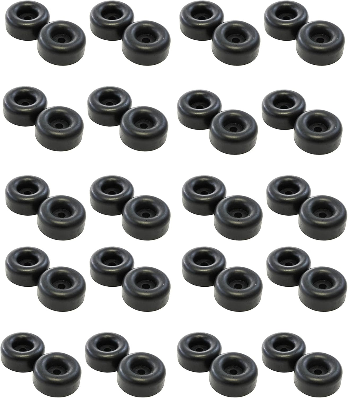 8 Rubber Bumpers 2.5 Inches Round Replacement Cargo Stop G491