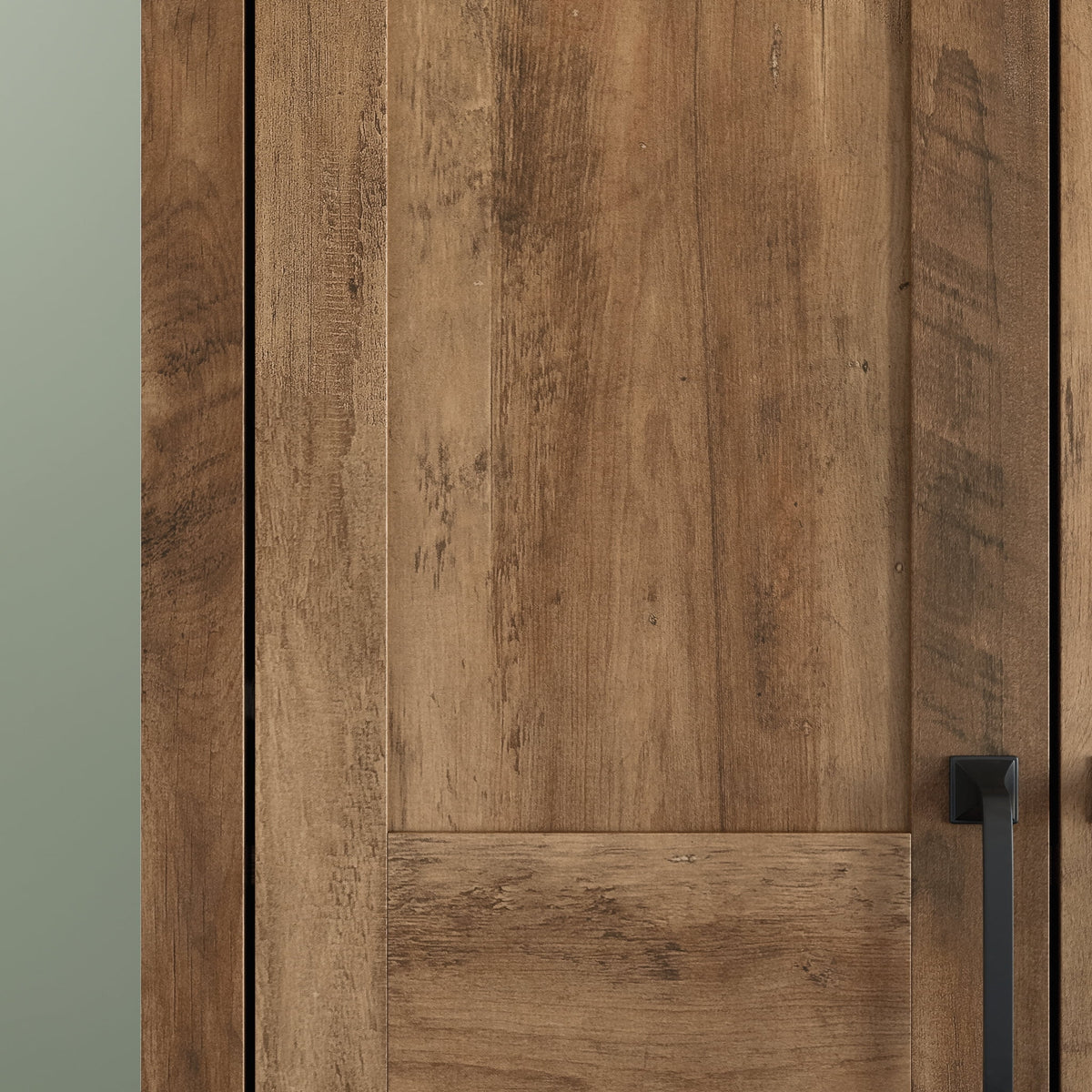 Rural Pine Finish Two-Door Storage Cabinet M97217