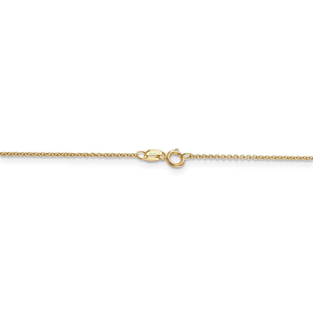 14kt Yellow Gold 20 inch Cable Chain Y6243