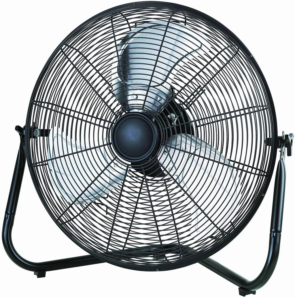 20 inch 3-Speed Steel Floor Fan, Black U796570