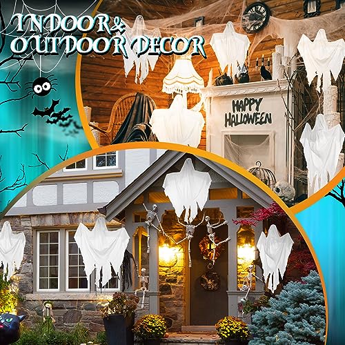 12 Pcs Halloween Hanging Ghost Decoration 27.5 Inch J214