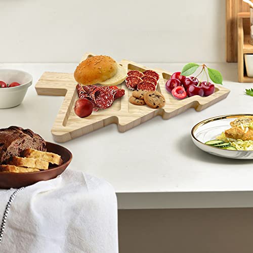 Bamboo Serving Platter Charcuterie Board Set with Knife & Fork X43600