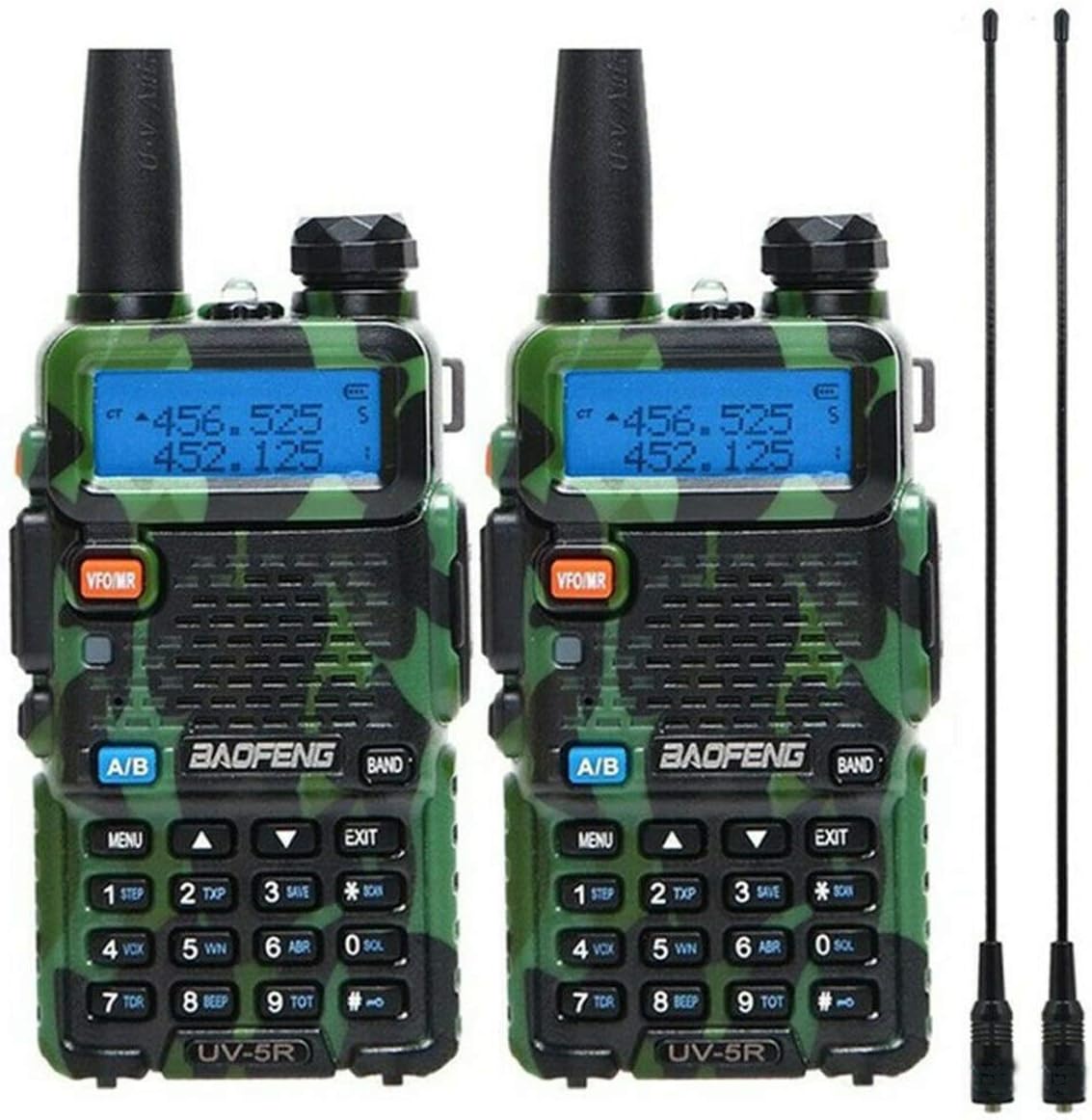 2 Pack Camo Two Way Radio with Antenna P876436
