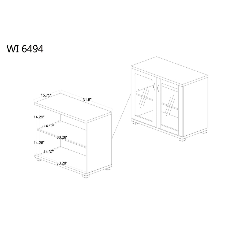 Dark Brown Storage Cabinet L226264