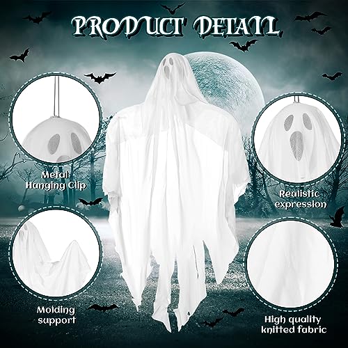 12 Pcs Halloween Hanging Ghost Decoration 27.5 Inch J214