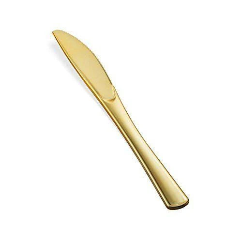 Gold Plastic Silverware Set O1758