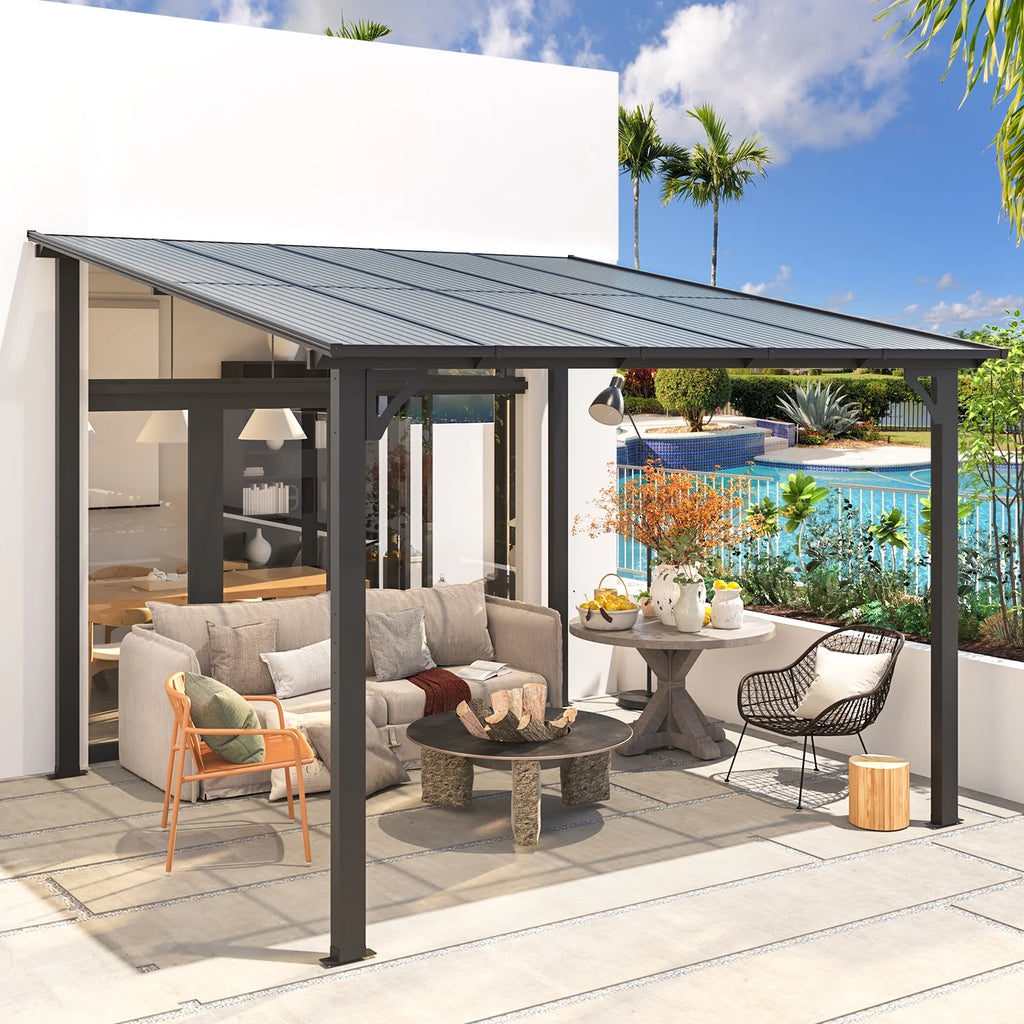 10' x 10' Aluminum Hardtop Gazebo Y50852