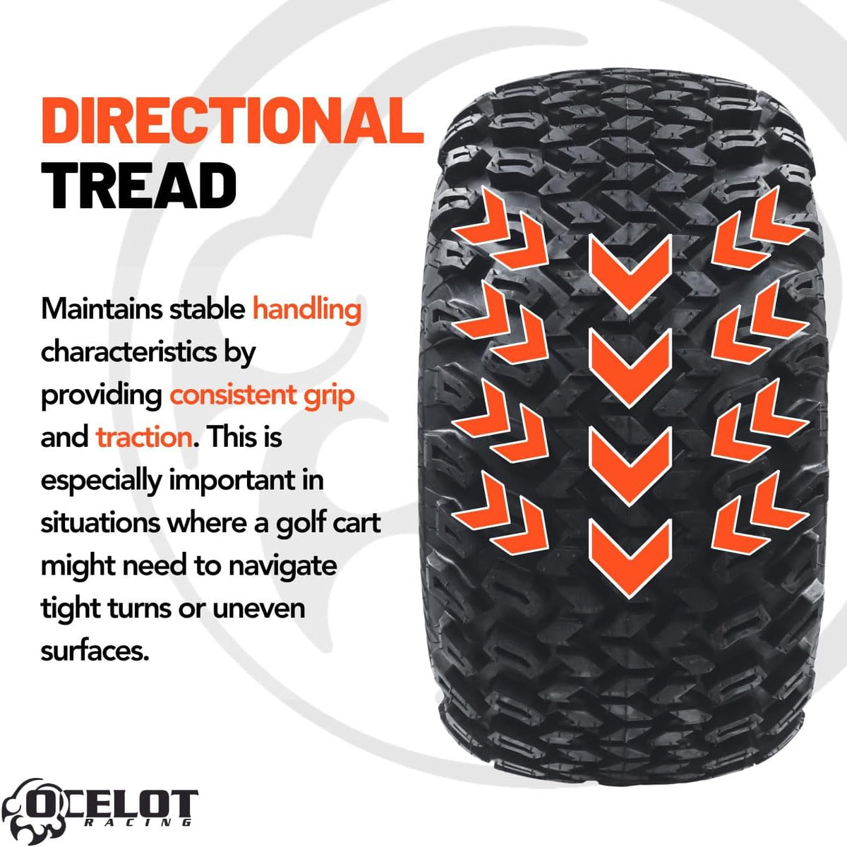 22x11-10 All Terrain Golf Cart Tires X64100