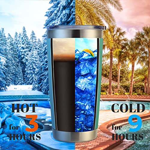 20oz Stainless Steel Tumbler with Lid, 8 Pack S65324