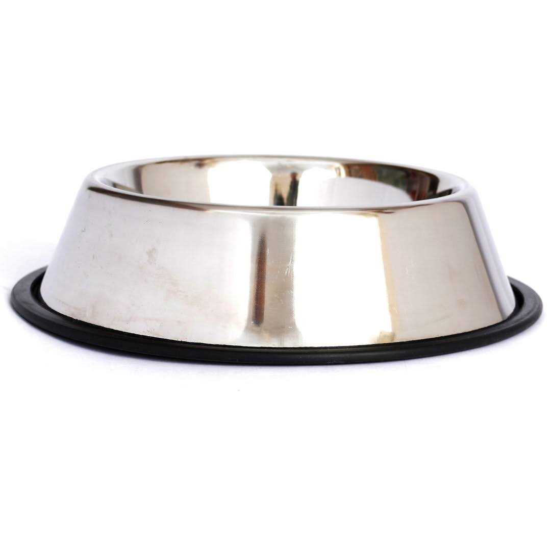2 Pack Stainless Steel Non-Skid Pet Bowl W2706