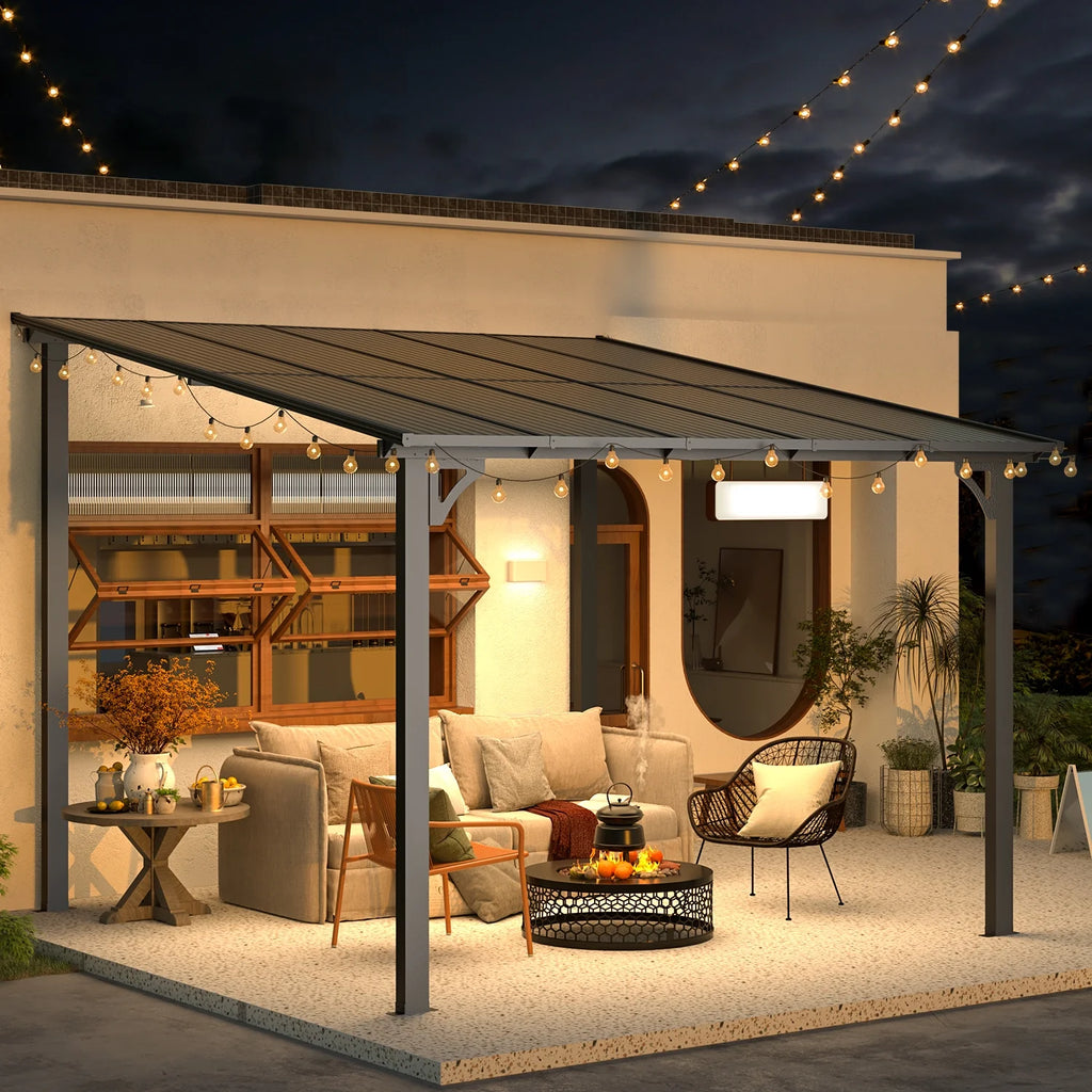 10' x 10' Aluminum Hardtop Gazebo Y50852