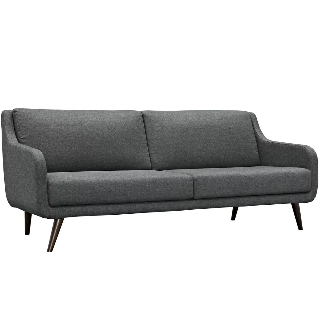 Gray Upholstered Fabric Sofa F963
