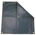 10x12 Grn Flame Retardant Vinyl Laminated Tarp 13 oz. Z15510