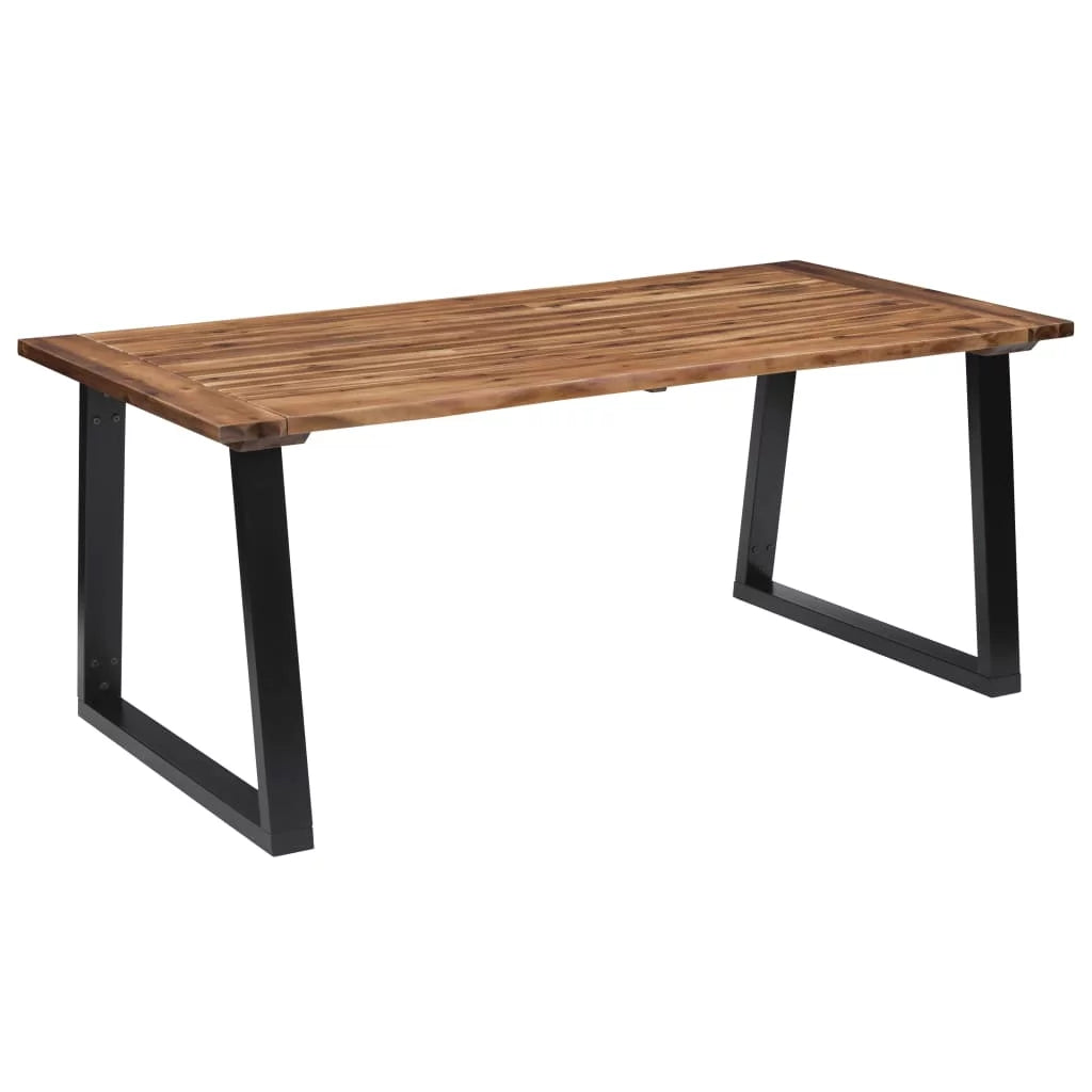 Solid Acacia Wood Dining Table T204369