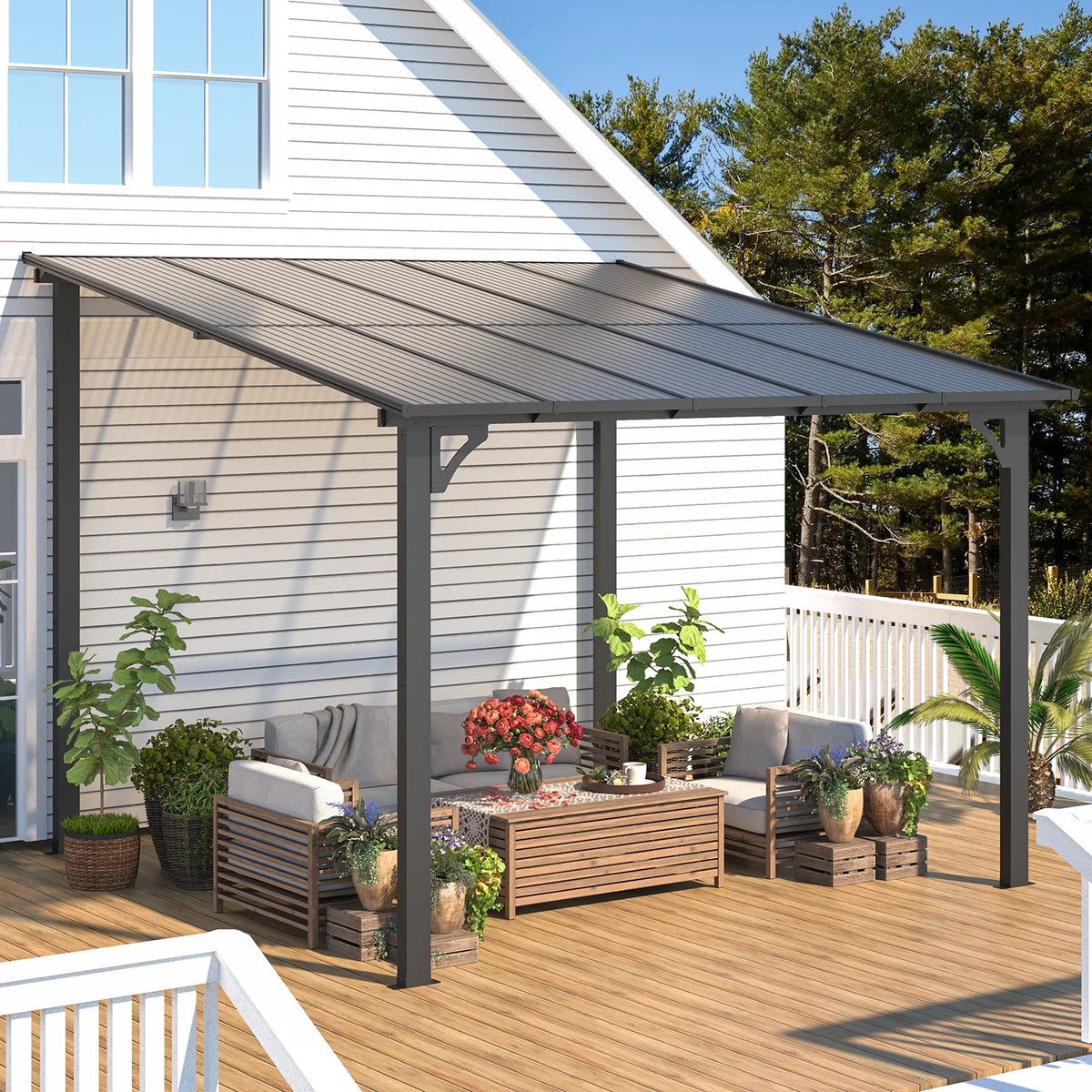 10' x 10' Aluminum Hardtop Gazebo Y50852