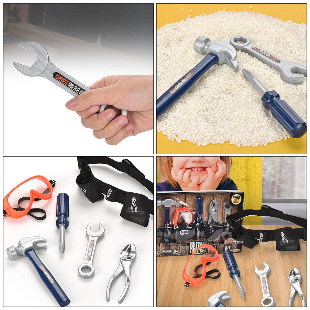 1 Set of 6PCS Kids Play House Toy Simulation Repair Tool DIY Toy I622