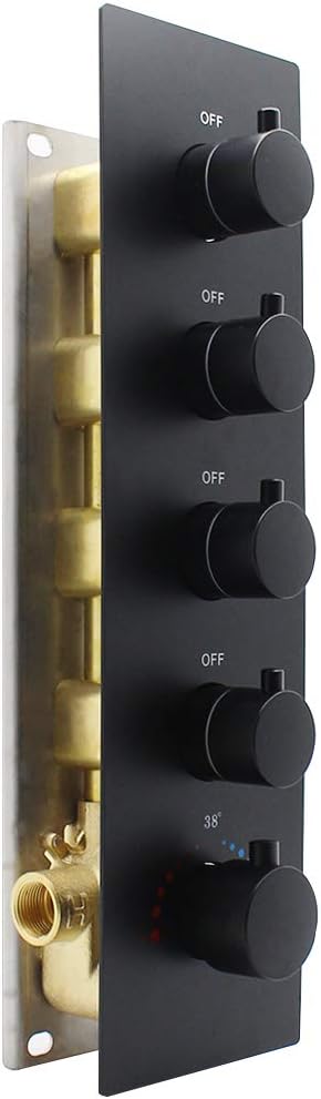 3-way Brass Thermostatic Shower Valve Y232