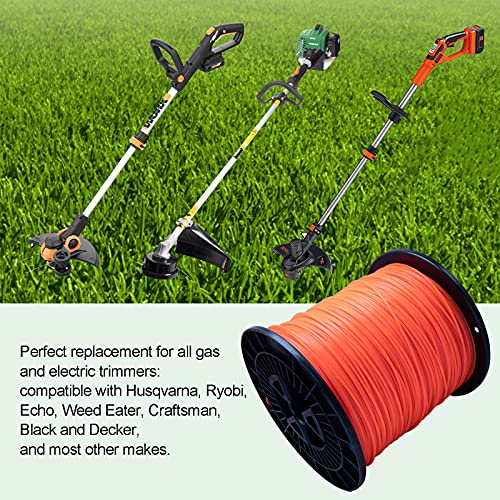 .065-Inch-by-3000-ft-5lb Round Weed Eater String Trimmer Line F4335