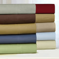 Navy California King Flannel Sheet Set H82108