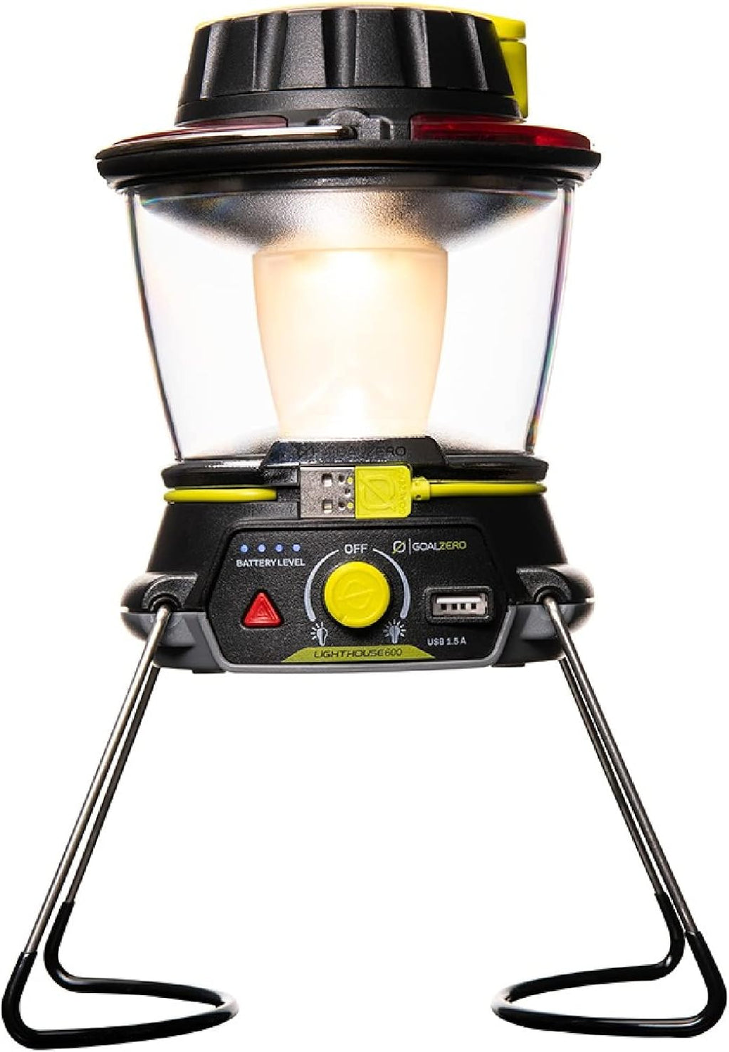 600-Lumen Solar LED Camping Lantern J49930