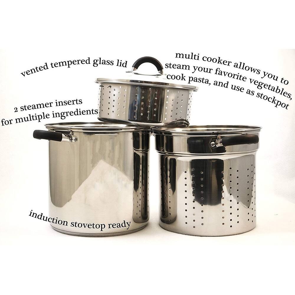 12 qt Stainless Steel Pasta Cooker X8383