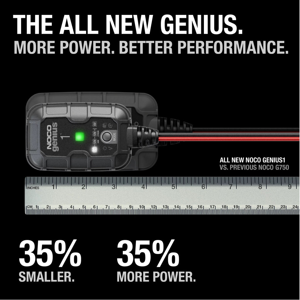 6V/12V 1A Smart Battery Charger and Maintainer I18932