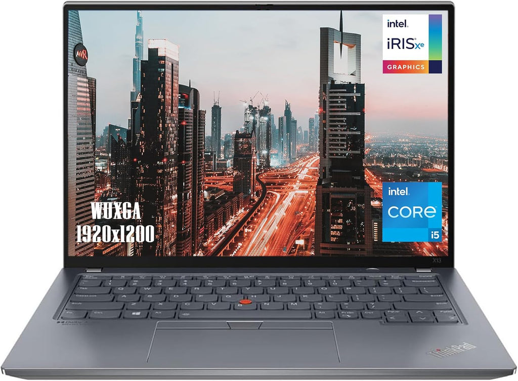 13.3" WUXGA Intel Core i5 8GB RAM 1TB SSD Backlit Keyboard Fingerprint WiFi 6 IR Webcam Windows 11 Pro Silver Laptop Z709377