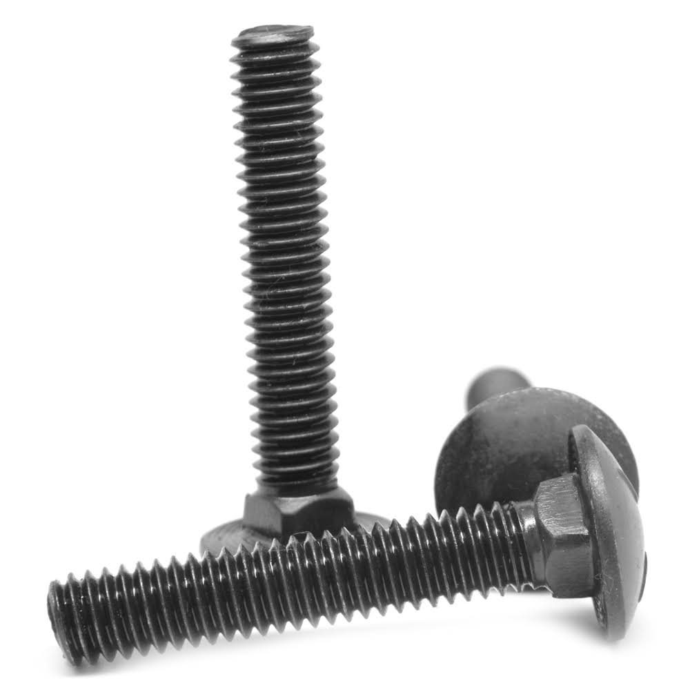 1/4-20 x 2 Black Oxide Carriage Bolt F64428