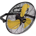 Yellow 3-Speeds Wall Fan with Metal Structure N889346