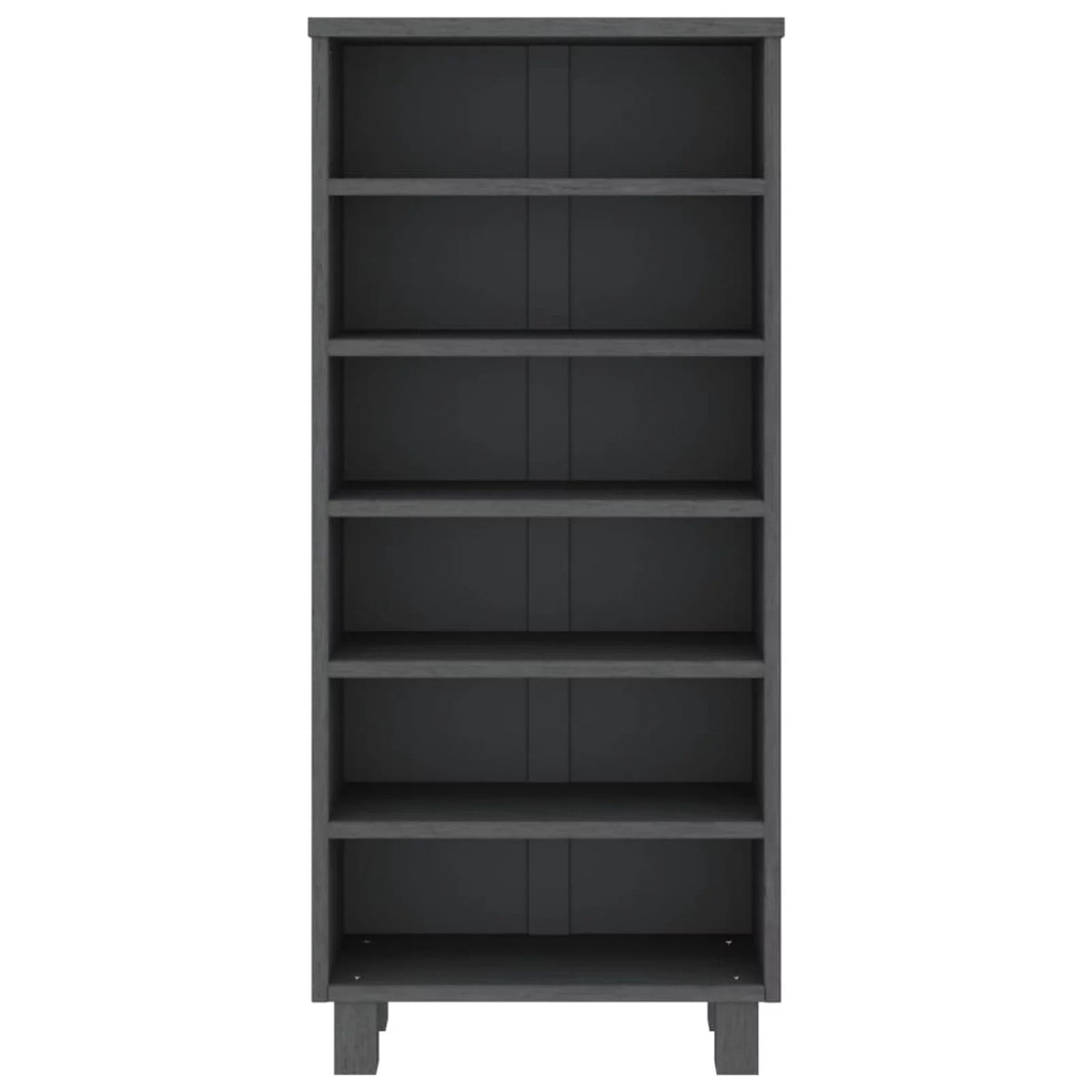 Dark Gray Solid Wood Pine Cabinet M74545
