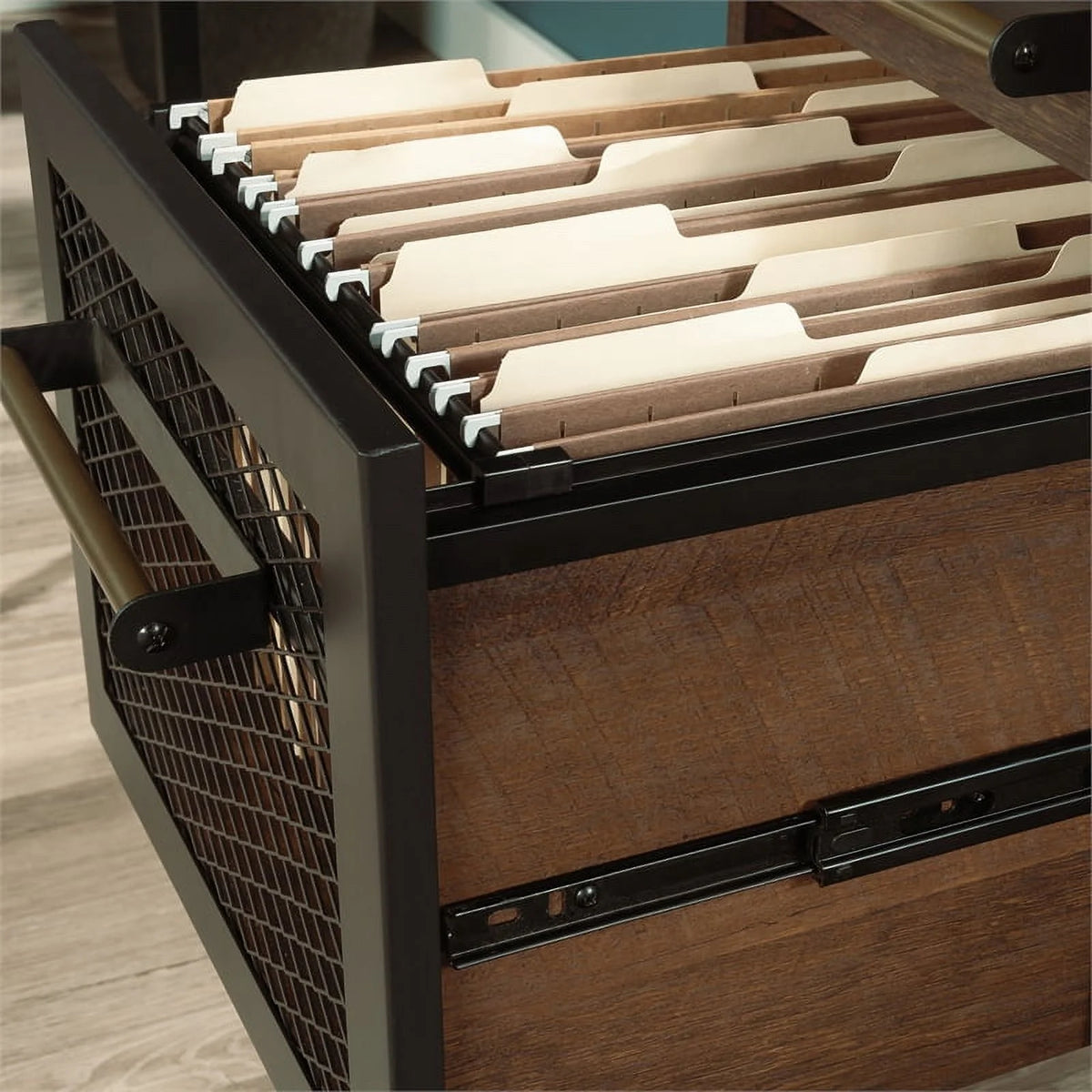 Engineered Wood Computer Desk with Hutch N4623