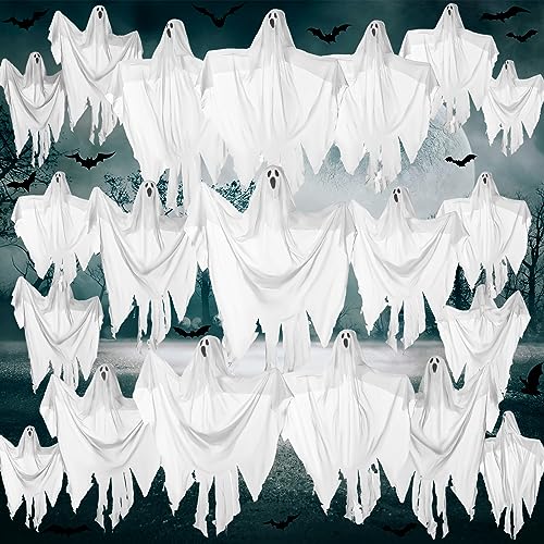 12 Pcs Halloween Hanging Ghost Decoration 27.5 Inch J214