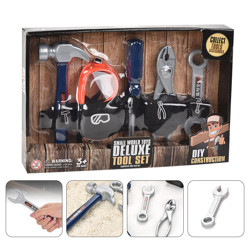 1 Set of 6PCS Kids Play House Toy Simulation Repair Tool DIY Toy I622