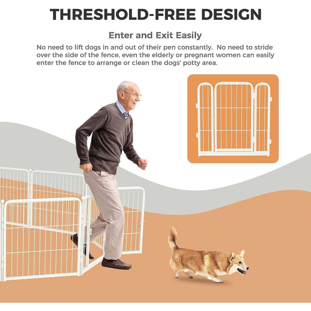 24 inch Dog Playpen Indoor Panels A167