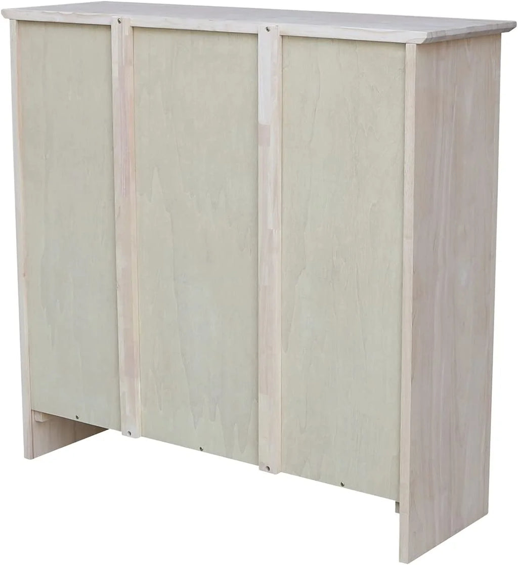 Unfinished Shaker Bookcase X99066