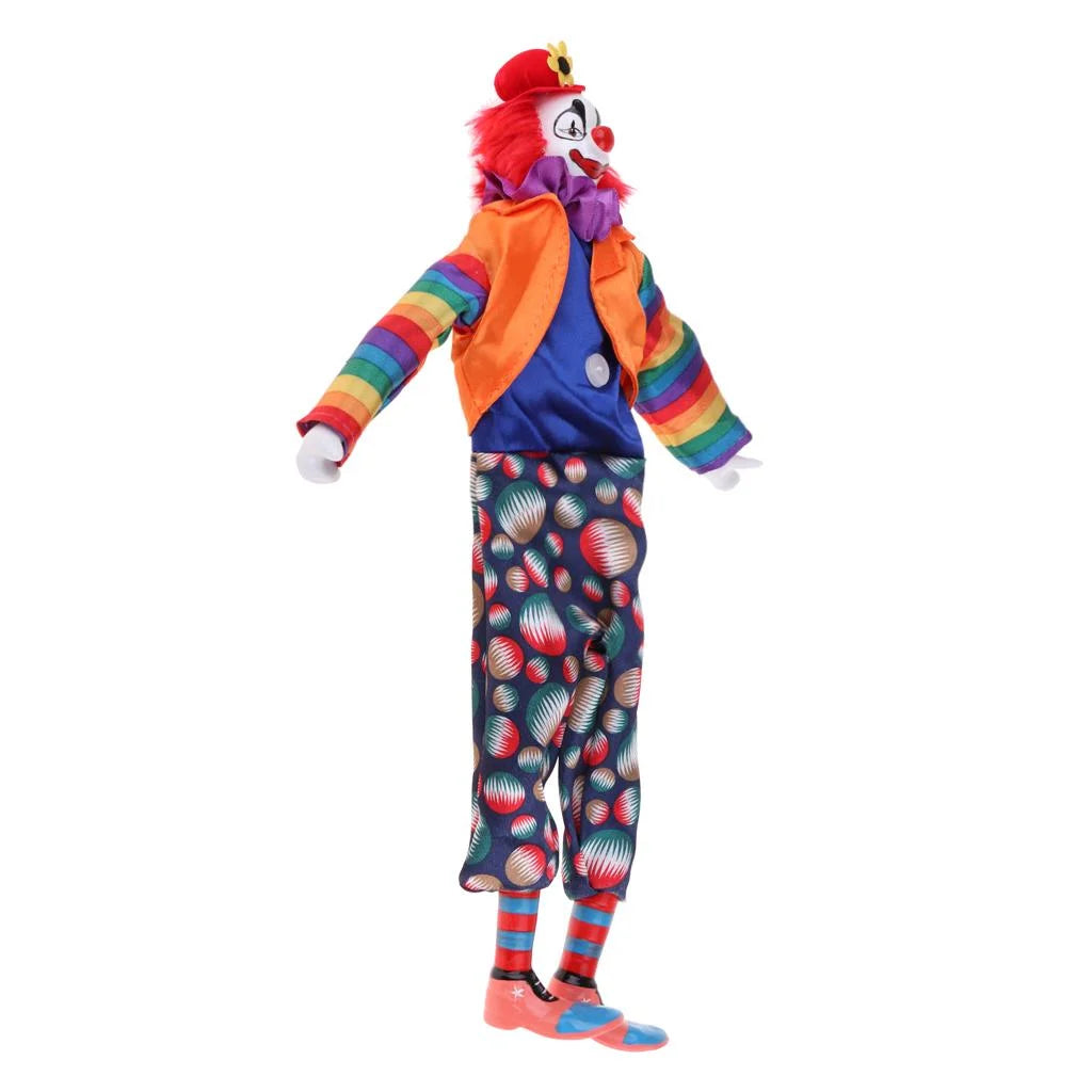 Porcelain Clown Doll Collectible T942